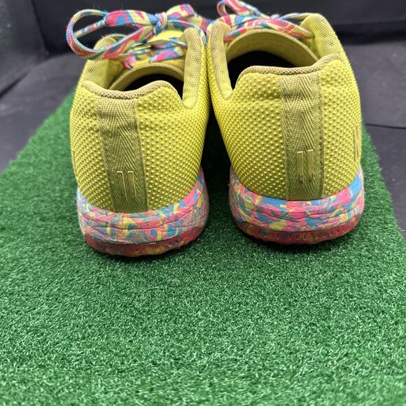 Nobull Trainer Low Rise Women Size 9.5/ Men’s 8 Neon Lime Swirl - Picture 8 of 14